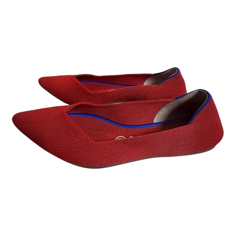 Rothy's The Point Vibrant Red Women’s Shoes Size 7.5 - Picture 8 of 11